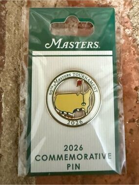 2026 Rare Masters Yellow and Green 2026 Tournament Pin